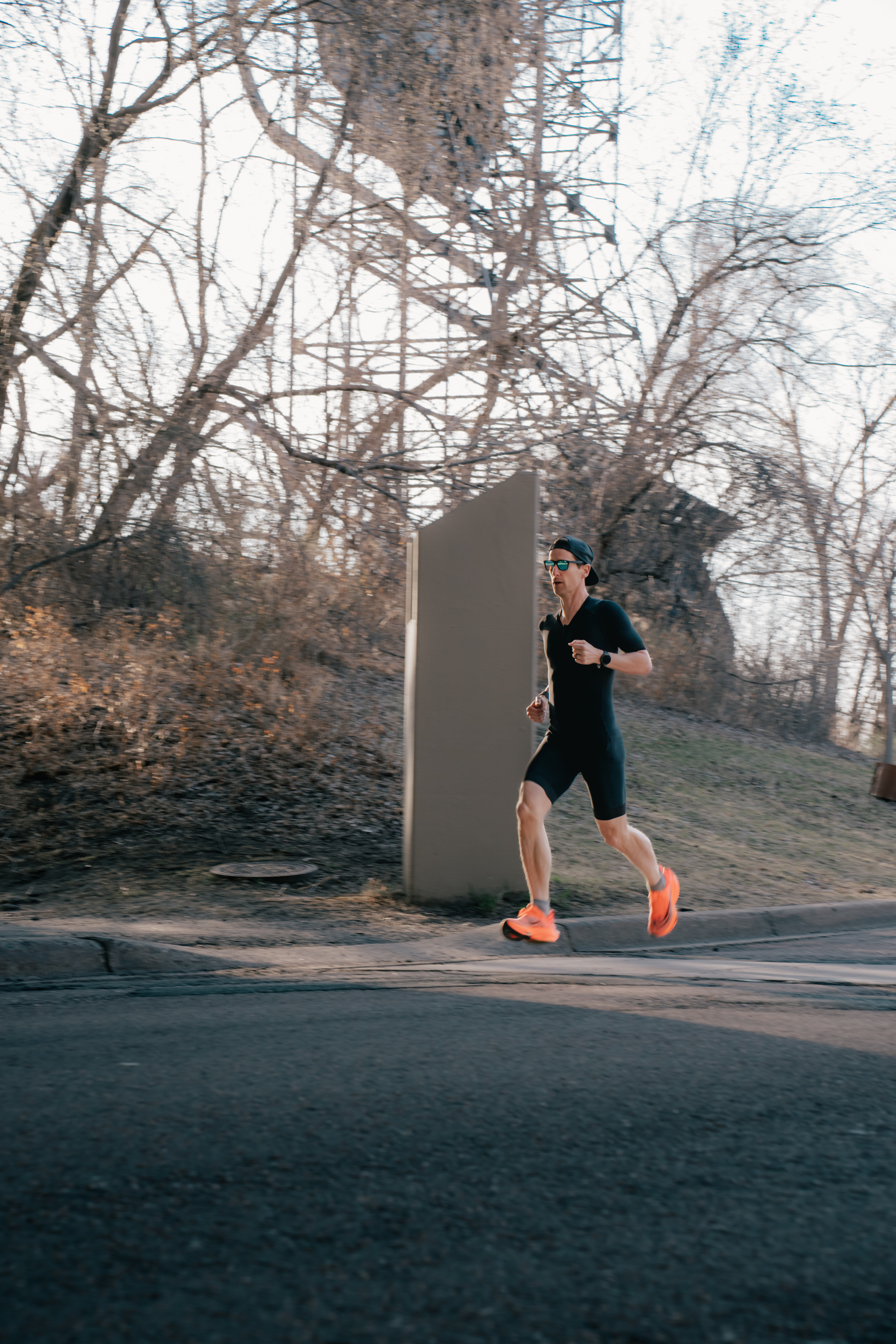 Runner on a trail